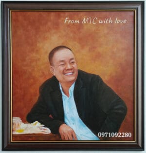 vẽ tranh chân dung tả truyền thần đẹp quà tặng sơn dầu (sao chép)