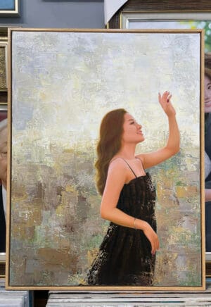 vẽ tranh chân dung tặng quà sinh nhật bạn gái ý nghĩa