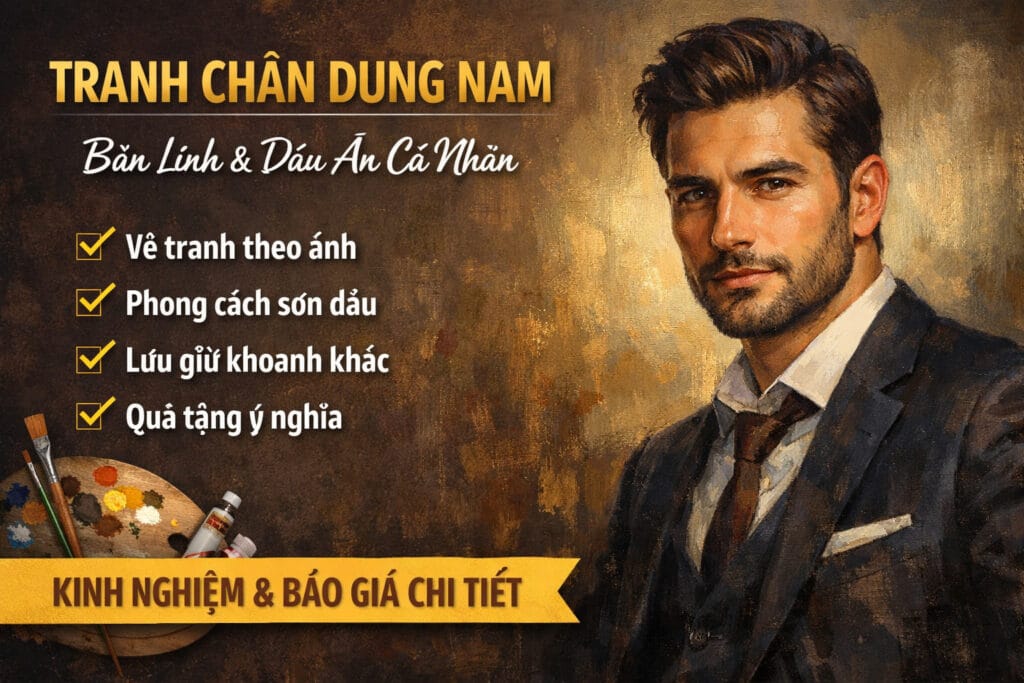 tranh chan dung nam
