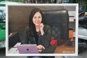 dịch vụ đặt vẽ tranh chân dung sơn dầu